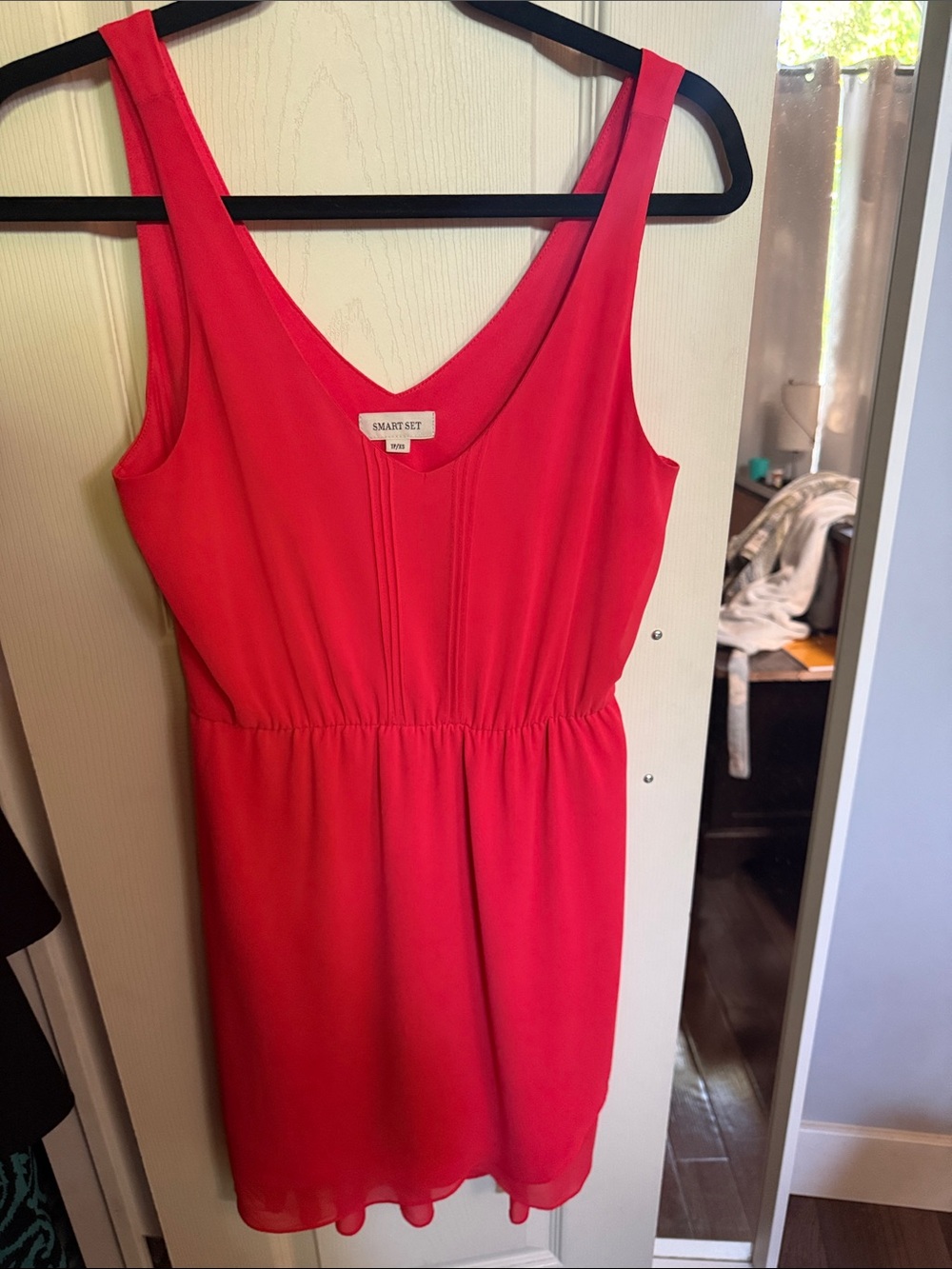Smart Set Bright Pink Sleeveless V-Neck Mini Dress